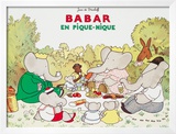 Babar en Pique-Nique Posters