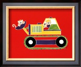 Cats in a Bulldozer Prints by Shelly Rasche