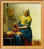 The Milkmaid, c.1658-1660 Print by Jan Vermeer
