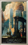 Chicago-New York Central Lines Poster by Leslie Ragan