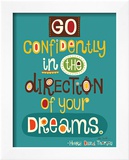 Go Confidently Prints by Helen Dardik