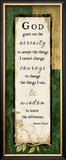 God Grant Me the Serenity Prints by Jennifer Pugh