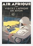 Air Afrique Art by A. Roquin