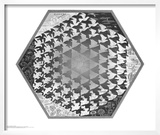 Verbum Print by M. C. Escher