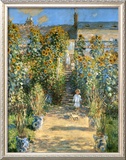 Garden at Vetheuil, 1881 Art by Claude Monet