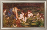 Hylas and the Nymphs Prints by John William Waterhouse