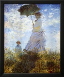 Madame Monet and Her Son Art by Claude Monet