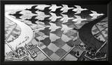 Day and Night Art by M. C. Escher