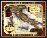 Medium Wine Map I Prints