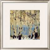 December Aspen Print by William Hook