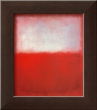 White over Red Prints by Mark Rothko