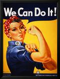 We Can Do It! (Rosie the Riveter) Print by J. Howard Miller