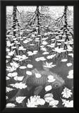 Three Worlds Prints by M. C. Escher