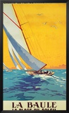 La Baule Posters by Alo (Charles-Jean Hallo) 