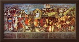 The Great City of Tenochtilan Prints by Diego Rivera