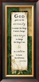 God Grant Me the Serenity Prints by Jennifer Pugh