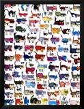 100 Cats and a Mouse Posters by Vittorio 