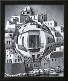 Balcony Art by M. C. Escher