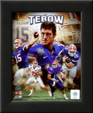 Tim Tebow University of Florida Gators Portrait Plus Framed Photographic Print