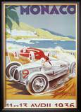 8th Grand Prix Automobile, Monaco, 1936 Posters by Geo Ham