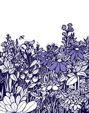 Purple Bloom Serigrafie von  Brainstorm