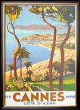Ete Cannes Hiver Posters by Peri 