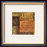 Words to Live By: Faith Poster by Debbie DeWitt