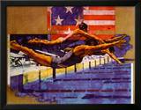 Olympic Swimmers Posters by Michael C. Dudash