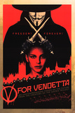 V for Vendetta - Red Movie Poster Poster