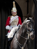 Life Guard One of the Household Cavalry Regiments on Sentry Duty, London, England, United Kingdom Photographic Print by Walter Rawlings