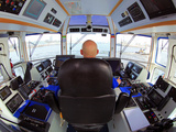 Tugboat on River Elbe, Hamburg Harbour, Germany, Europe Photographic Print by Hans-Peter Merten