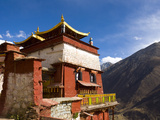 Drigung Thei Monastery in Tibet, China, Asia Photographic Print by Nancy Brown