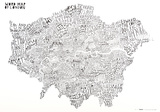 Word Map - London Poster Photo