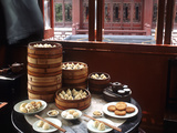Dim Sum in the Famed Teahouse in Shanghai, China, Asia Photographic Print by Luca Tettoni