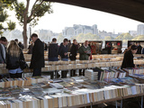 Used Book Market under Waterloo Bridge, South Bank, London, England, United Kingdom, Europe Photographic Print by Stuart Black