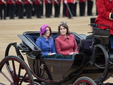 Princesses Beatrice and Eugenie of York, Trooping Colour 2012, Quuen's Bday Parade, London, England Photographic Print by Hans-Peter Merten