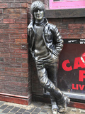 John Lennon Sculpture, Mathew Street, Liverpool, Merseyside, England, United Kingdom, Europe Photographic Print by Wendy Connett