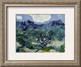 Landscape with Olive Trees Posters by Vincent van Gogh