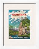 Pan American: Germany der Rhine, c.1950s Prints