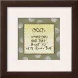 Golf Prints by Karen Tribett