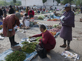 Weekly Sunday Food Market, Paro, Bhutan, Asia Photographic Print by Eitan Simanor