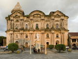 Taal Basilica Dating from 1856, the Largest Church in the Philippines, Philippines, Southeast Asia Photographic Print by Luca Tettoni