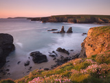 Porthcothan Bay on a Spring Evening, Cornwall, England, United Kingdom, Europe Photographic Print by Adam Burton