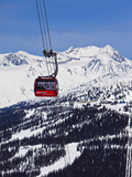 Peak 2 Peak Gondola Between Whistler and Blackcomb Mountains, Whistler Blackcomb Ski Resort, Canada Photographic Print by Stuart Dee