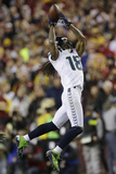 NFL Playoffs 2013: Seahawks vs Redskins - Sidney Rice Photographic Print by Matt Slocum