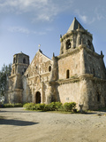 Miagao Church Built in 1797, Restored, UNESCO World Heritage Site, Iloilo, Panay, Philippines Photographic Print by Luca Tettoni