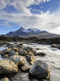 View of the Black Cuillin Mountain Sgurr Nan Gillean, Glen Sligachan, Isle of Skye, Scotland Photographic Print by Chris Hepburn