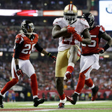 NFL Playoffs 2013: Falcons vs 49ers - Frank Gore Photographic Print by David Goldman
