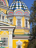 Zenkov Cathedral, Built Entirely of Wood, Panfilov Park, Almaty, Kazakhstan, Central Asia, Asia Photographic Print by Jane Sweeney