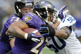 NFL Playoffs 2013: Colts vs Ravens - Ray Rice Photographie par Nick Wass